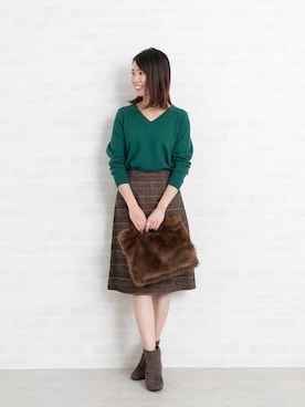 NBB STAFF17さん（レディース・160cm）の秋コーディネート