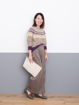 「ファークラッチ」｜NBB STAFF17さん（レディース・160cm）の秋コーディネート