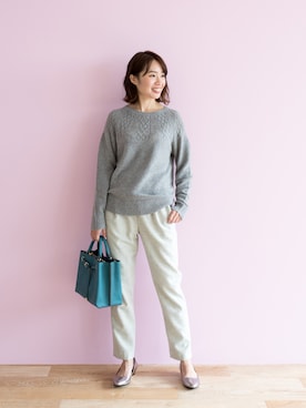 NBB STAFF17さん（レディース・160cm）の冬コーディネート