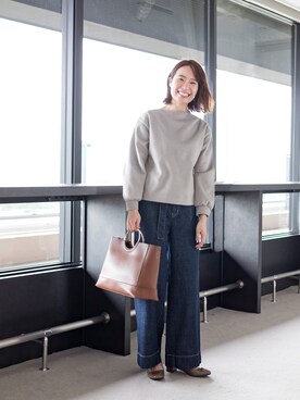 NBB STAFF17さん（レディース・160cm）の冬コーディネート