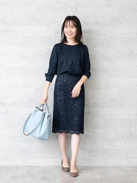 NBB STAFF17さん（レディース・160cm）の冬コーディネート