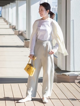 NBB STAFF17さん（レディース・160cm）の冬コーディネート