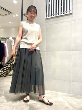 NBB STAFF17さん（レディース・160cm）の夏コーディネート