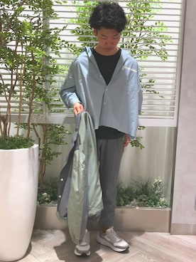 山浦俊介さん（メンズ・175cm）の春コーディネート