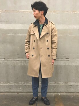 山浦俊介さん（メンズ・175cm）の春コーディネート