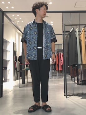山浦俊介さん（メンズ・175cm）の夏コーディネート