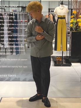 山浦俊介さん（メンズ・175cm）の夏コーディネート