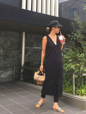 「coca（coca）（コカ）のアイテム（アクセサリー）」を使った、naaaamiさん（レディース・158cm）の夏コーディネート