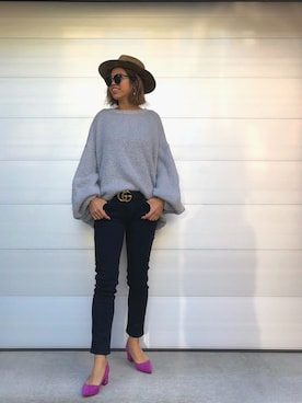 naaaamiさん（レディース・158cm）の冬コーディネート