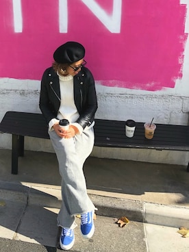 naaaamiさん（レディース・158cm）の冬コーディネート