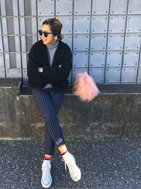 naaaamiさん（レディース・158cm）の冬コーディネート