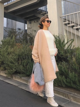 「BONAPETIT（ボナペティー）のアイテム」を使った、naaaamiさん（レディース・158cm）の冬コーディネート