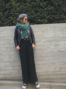 「JOURNAL STANDARD relume（ジャーナルスタンダード　レリューム）のアイテム（オールインワン・サロペット）」を使った、naaaamiさん（レディース・158cm）の冬コーディネート