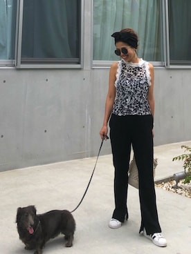 「PLAIN CLOTHING（プレーンクロージング）のアイテム」を使った、naaaamiさん（レディース・158cm）の春コーディネート