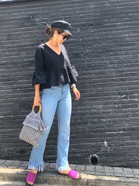 naaaamiさん（レディース・158cm）の春コーディネート