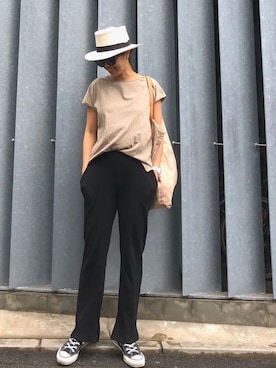 「SHIPS Days（シップスデイズ）のアイテム」を使った、naaaamiさん（レディース・158cm）の春コーディネート