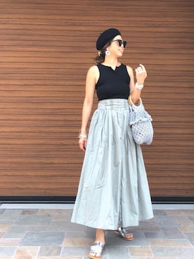 naaaamiさん（レディース・158cm）の夏コーディネート