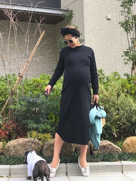 「アイテム（ヘアバンド）」を使った、naaaamiさん（レディース・158cm）の春コーディネート