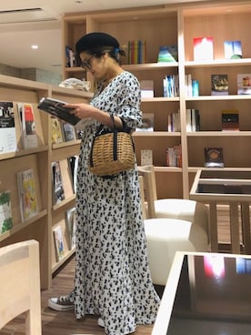 「coca（coca）（コカ）のアイテム（ワンピース/ドレス）」を使った、naaaamiさん（レディース・158cm）の春コーディネート