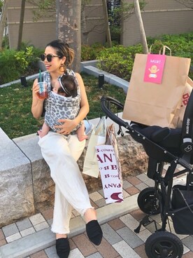 「カットオフ」｜「アイテム（その他シューズ）」を使った、naaaamiさん（レディース・158cm）の秋コーディネート
