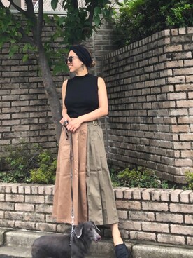 「BASE（ベース）のアイテム」を使った、naaaamiさん（レディース・158cm）の秋コーディネート