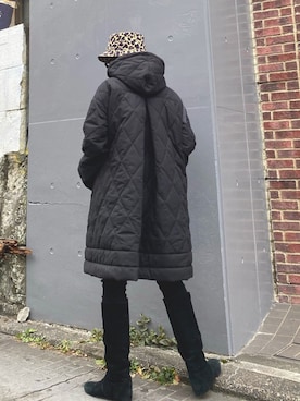 「FILA（フィラ）のアイテム（帽子）」を使った、naaaamiさん（レディース・158cm）の秋コーディネート