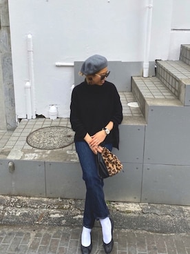 naaaamiさん（レディース・158cm）の冬コーディネート