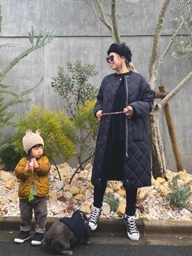 naaaamiさん（レディース・158cm）の冬コーディネート