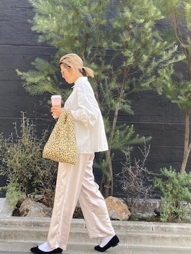 「note et silence （ノートエシロンス）のアイテム」を使った、naaaamiさん（レディース・158cm）の春コーディネート