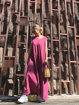 「Flea Store Vegetal(フリーストアベジタル)のアイテム」を使った、naaaamiさん(レディース・158cm)の春コーディネート