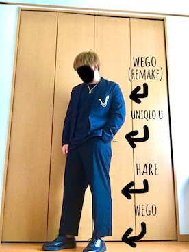 カオナシさん(メンズ・171cm)の春コーディネート