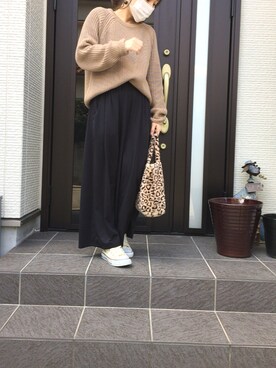 「インスタグラムもみてね」｜chiiiiiiichanさん（レディース・150cm）の冬コーディネート