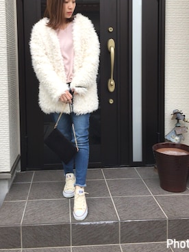 「ママスタイル」｜chiiiiiiichanさん（レディース・150cm）の冬コーディネート