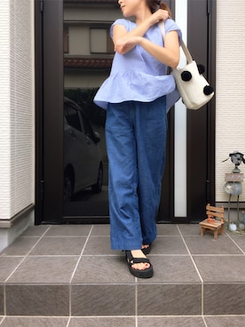 「おちびさん」｜「アイテム（その他）」を使った、chiiiiiiichanさん（レディース・150cm）の夏コーディネート
