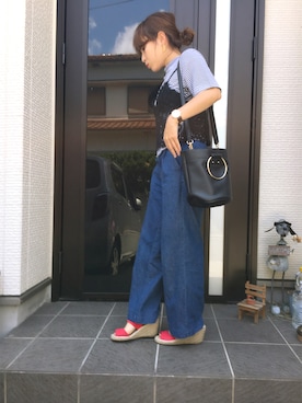 「おちびさん」｜「アイテム（その他）」を使った、chiiiiiiichanさん（レディース・150cm）の夏コーディネート