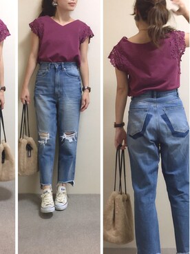 「ジーユーコーデ」｜「アイテム（その他）」を使った、chiiiiiiichanさん（レディース・150cm）の秋コーディネート