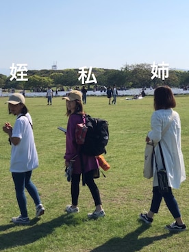 「Carhartt（カーハート）のカーハート ストラップバックキャップ ODESSA  CHARHARTT（キャップ）」を使った、みゆきさん（レディース・156cm）の秋コーディネート