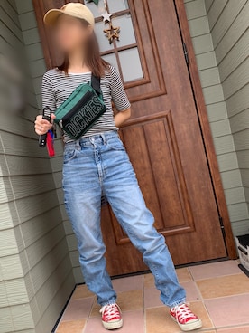 「Carhartt（カーハート）のカーハート ストラップバックキャップ ODESSA  CHARHARTT（キャップ）」を使った、みゆきさん（レディース・156cm）の秋コーディネート