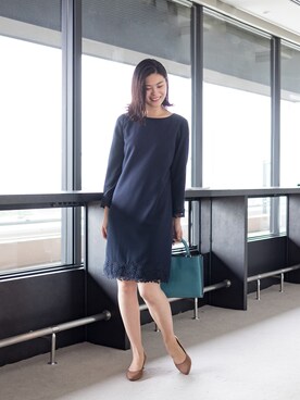 NBB STAFF16さん（レディース・166cm）の冬コーディネート