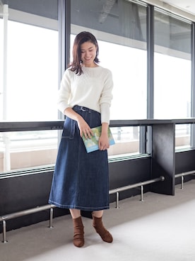 NBB STAFF16さん（レディース・166cm）の冬コーディネート