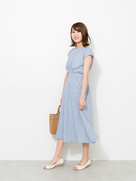 NBB STAFF16さん（レディース・166cm）の夏コーディネート