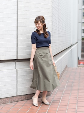 NBB STAFF16さん（レディース・166cm）の夏コーディネート