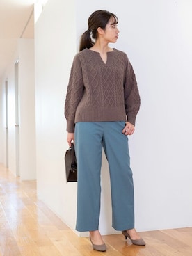 「NATURAL BEAUTY BASIC」｜NBB STAFF16さん（レディース・165cm）の秋コーディネート