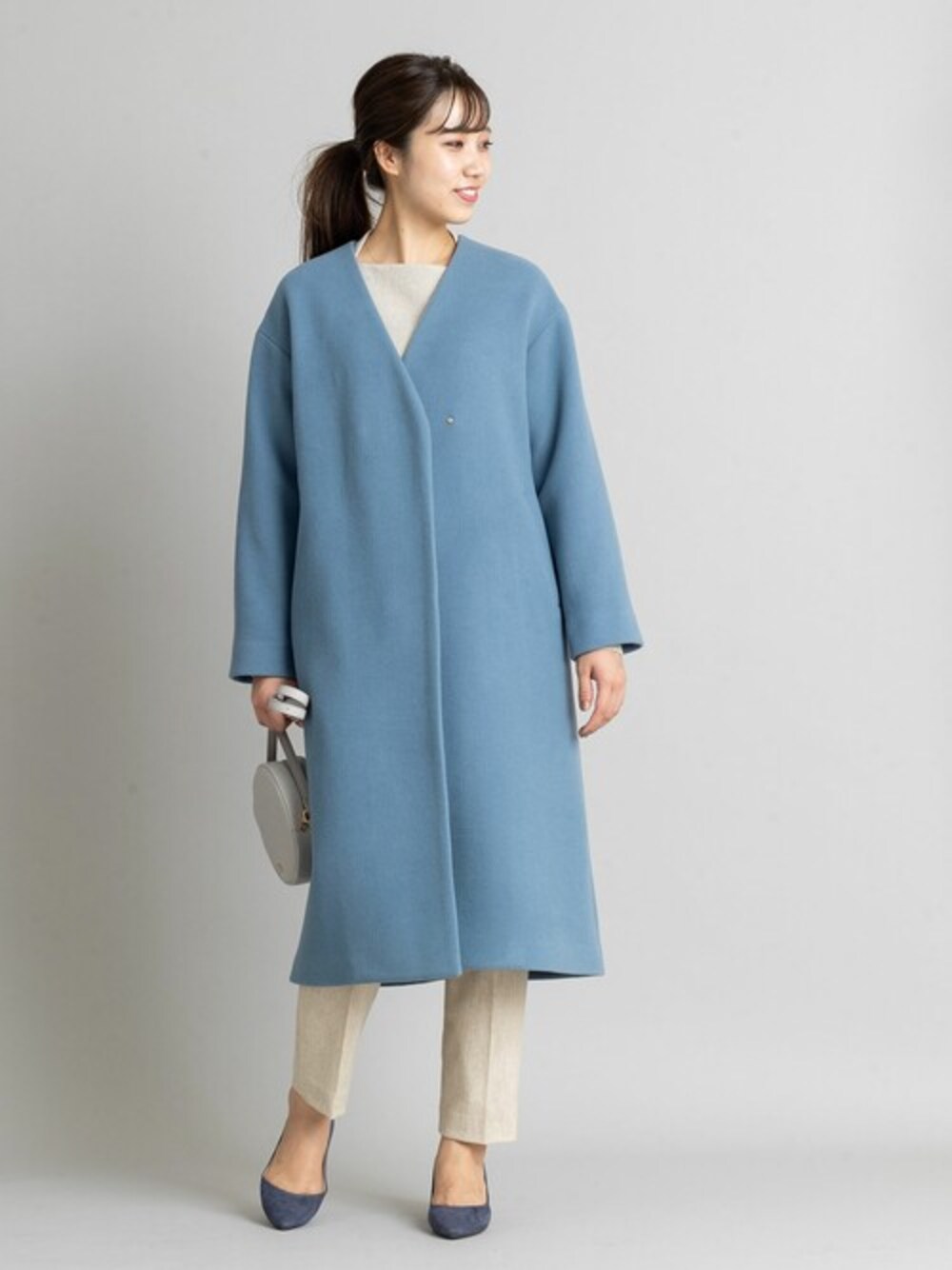 【新品未使用】ナチュラルビューティーベーシック　カラーレスコート　manteco NATURAL BEAUTY BASIC（ナチュラルビューティーベーシック）の