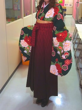 「卒業袴」｜mizukiさん（レディース・162cm）の春コーディネート