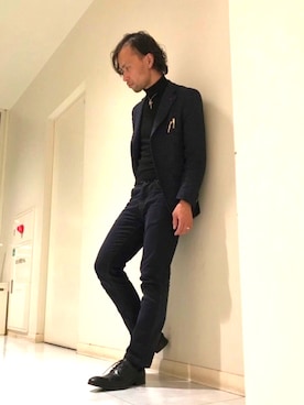 「靴」｜「アイテム（その他）」を使った、matsudaさん（メンズ・175cm）の冬コーディネート