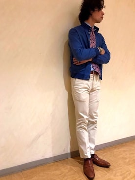 「Valstar（バルスターヴァルスター）のアイテム（その他アウター）」を使った、matsudaさん（メンズ・175cm）の春コーディネート