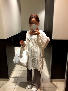 「おちびさん」｜「アイテム（キャミソール）」を使った、a y aさん（レディース・146cm）の夏コーディネート