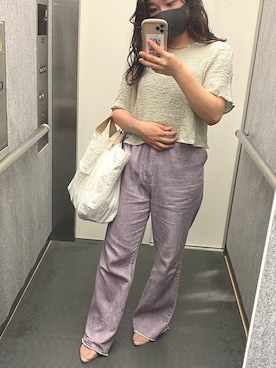 「シャーベットカラー」｜a y aさん（レディース・146cm）の夏コーディネート