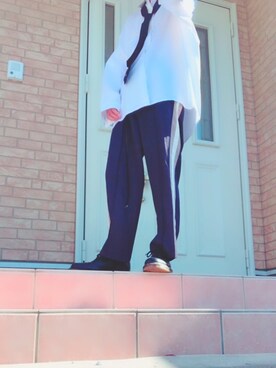 「アイテム（フォーマルスーツ/小物）」を使った、がびーさん（メンズ・170cm・10代）の夏コーディネート